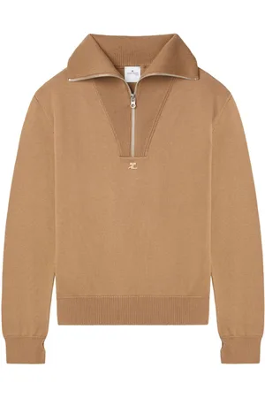 Courrèges Logo-embroidered wool sweater