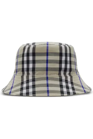 Burberry Check-pattern reversible bucket hat