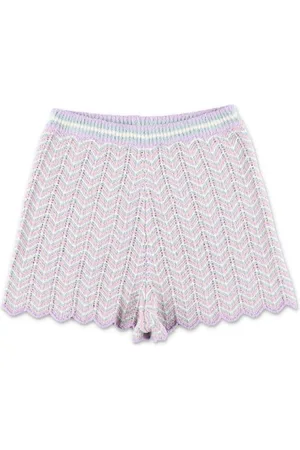 ZIMMERMANN Striped knitted shorts