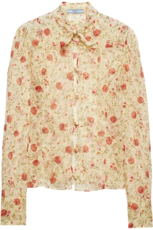 Prada Floral print silk shirt
