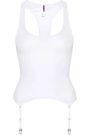 MAISON CLOSE La Femme Amazone suspenders-detail tank top