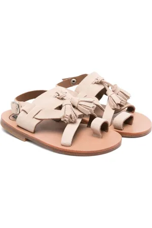 PèPè Tassel-detail suede sandals