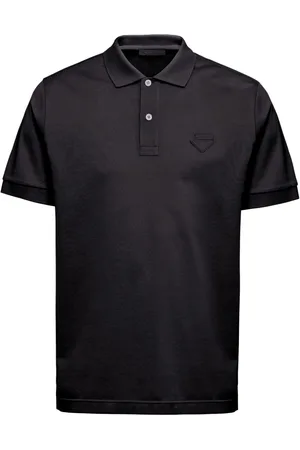 Prada Piqué short-sleeve polo shirt