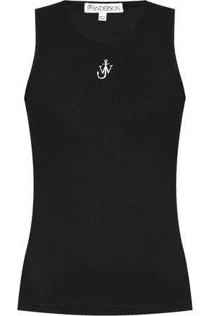 J.W.Anderson Anchor-logo ribbed tank top