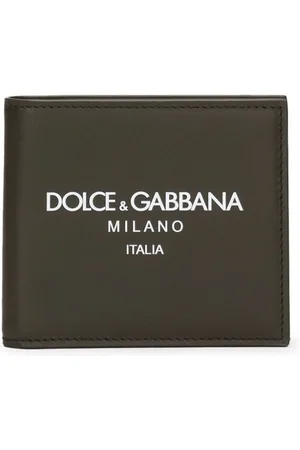 Dolce & Gabbana Logo-print leather wallet