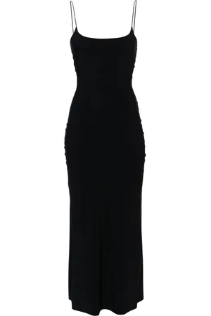 Maison Margiela Numbers-motif maxi dress