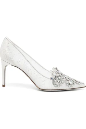 RENE CAOVILLA Veneziana 65mm crystal pumps