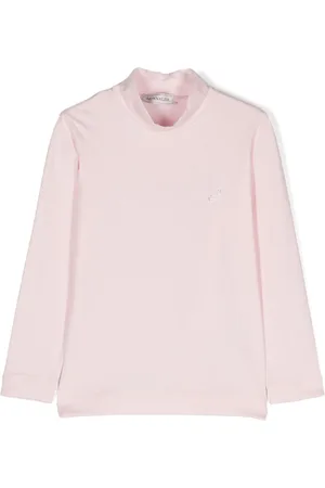MONNALISA Logo-embellished mock-neck top