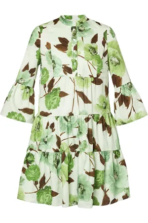 Erdem Floral-print cotton minidress
