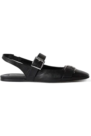 Karl Lagerfeld Konnie double-strap leather pumps
