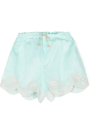 ZIMMERMANN Embroidered cotton shorts
