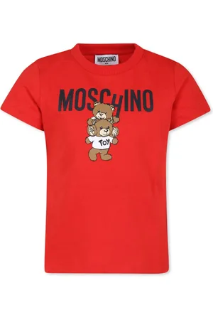 Moschino Logo-print stretch-cotton T-shirt