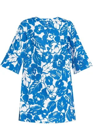 Kate Spade Floral-print half-length-sleeve mini dress