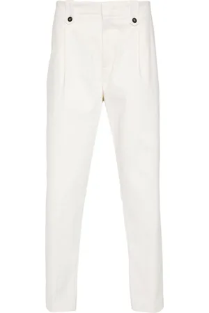 ELEVENTY Pressed-crease straigh-leg trousers