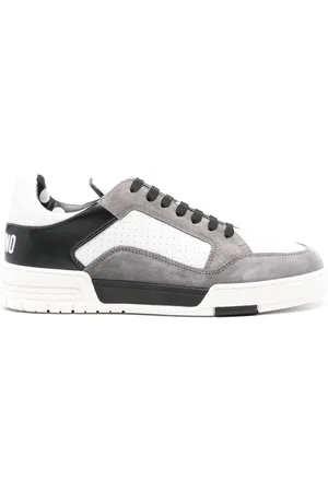 Moschino Panelled leather sneakers