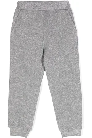 MONNALISA Metallic-effect trousers