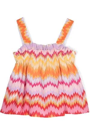 Missoni Zigzag-pattern square-neck top