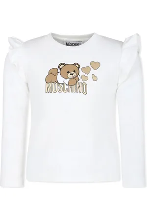 Moschino Logo-print frill-shoulder sweatshirt