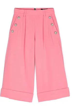 Balmain Pleat-detail wide-leg trousers