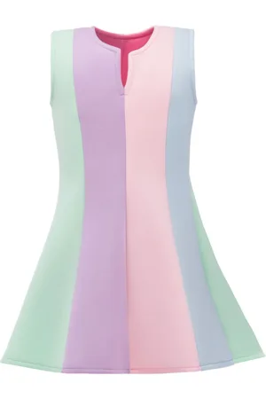 Mimi Tutu Sophie colour-block sleeveless dress