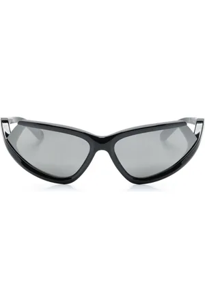 Balenciaga Side Xpander Cat biker-frame sunglasses