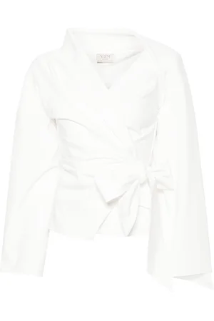 V:PM ATELIER Deby tied-waist blouse