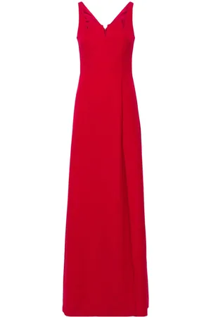 V:PM ATELIER Ruby V-neck gown