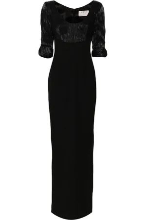V:PM ATELIER Flora scoop-neck gown