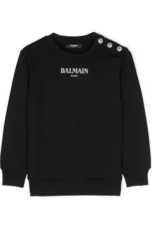Balmain Logo-print cotton sweatshirt