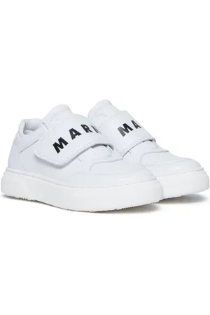 Marni Logo-print leather sneakers