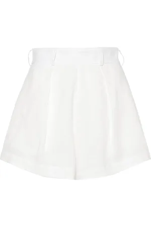 Ana Radu High-waist linen shorts