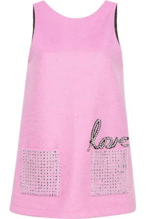 LOULOU Rhinestone-embellished mini dress