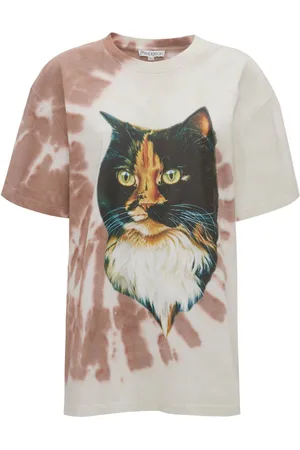J.W.Anderson Cat-print organic cotton T-shirt
