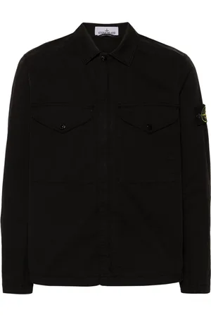 Stone Island Compass-badge shirt jacket