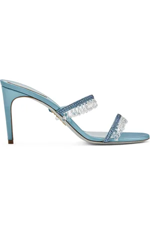 RENE CAOVILLA Chandelier 105mm crystal-embellished sandals