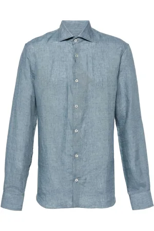 MOORER Roman-HR linen shirt
