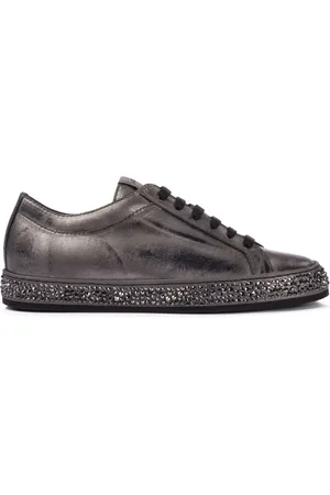 LE SILLA Andrea crystal-embellished sole sneakers