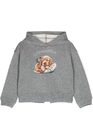 MONNALISA Metallic-effect hoodie