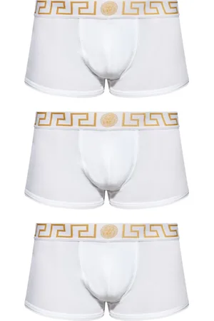 VERSACE Greca stretch-cotton boxers (pack of three)
