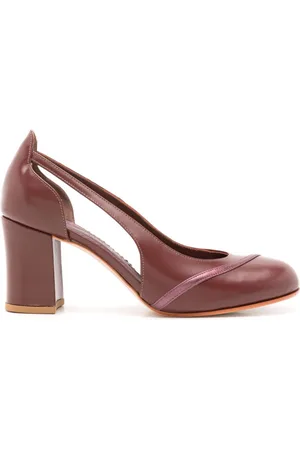 Sarah Chofakian Clark 60mm leather pumps