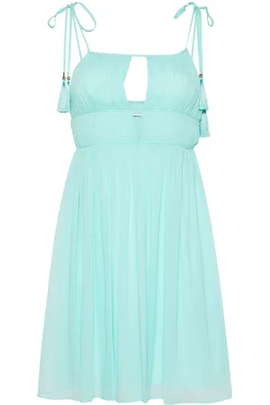 Patrizia Pepe Plissé crepe mini dress