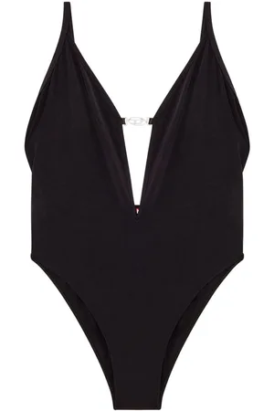 Diesel Oval D-plaque jersey bodysuit