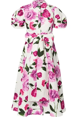 Erdem Floral-print cotton midi dress