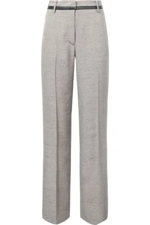 Proenza Schouler Aiden mélange wide-leg trousers