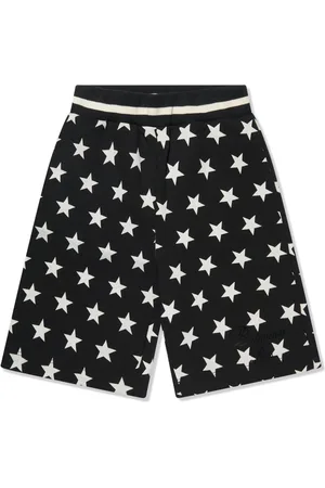 Balmain Star print cotton shorts