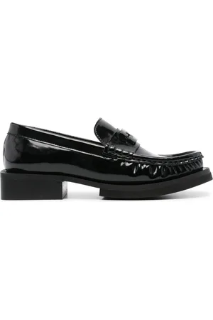 Ganni Logo-plaque loafers