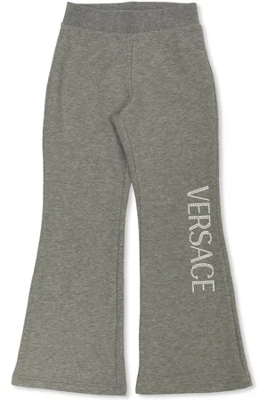 VERSACE Logo-embellished cotton track pants