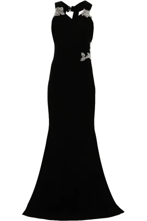 Cristallini Sequin-embellished maxi dress