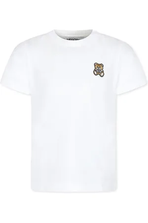 Moschino Teddy Bear-embroidered cotton T-shirt