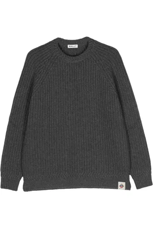 Bally Logo-patch wool jumper